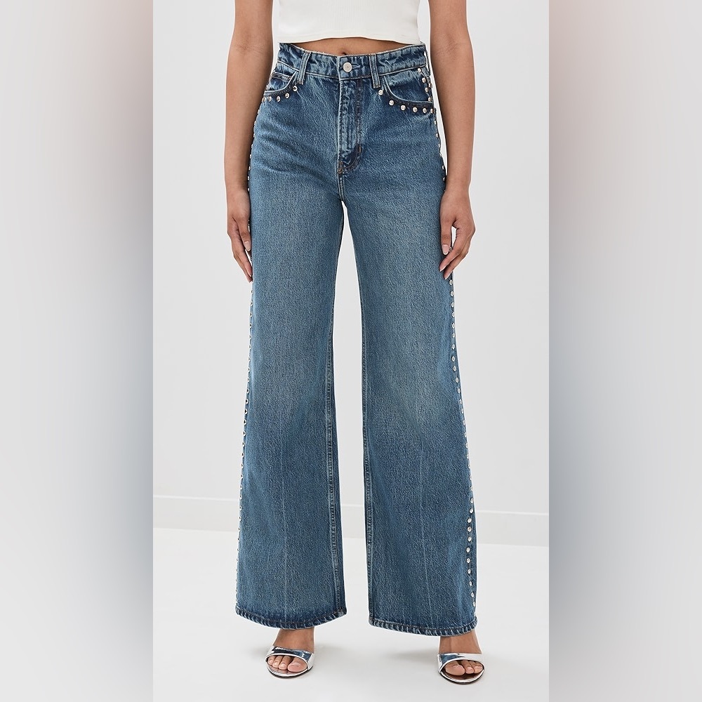 Reformation Cary studded jeans size 24 Colorado